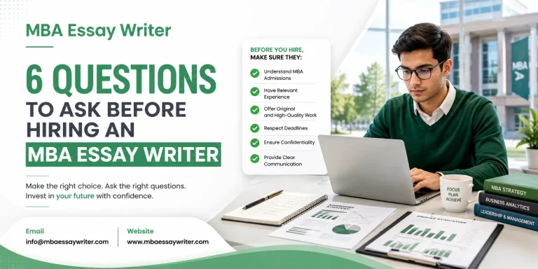 MBA Essay Writer